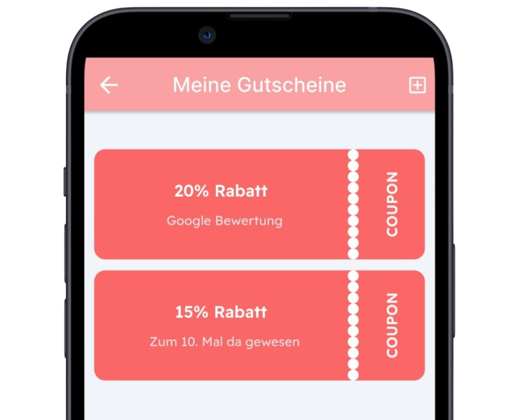 Digitale Coupons in CheckIn Plus