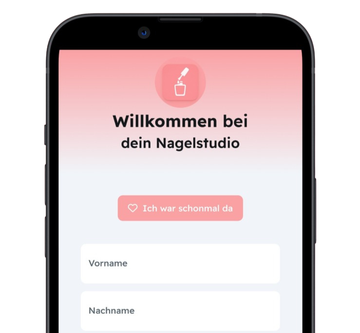 Self-Service Check-in Maske in CheckIn Plus